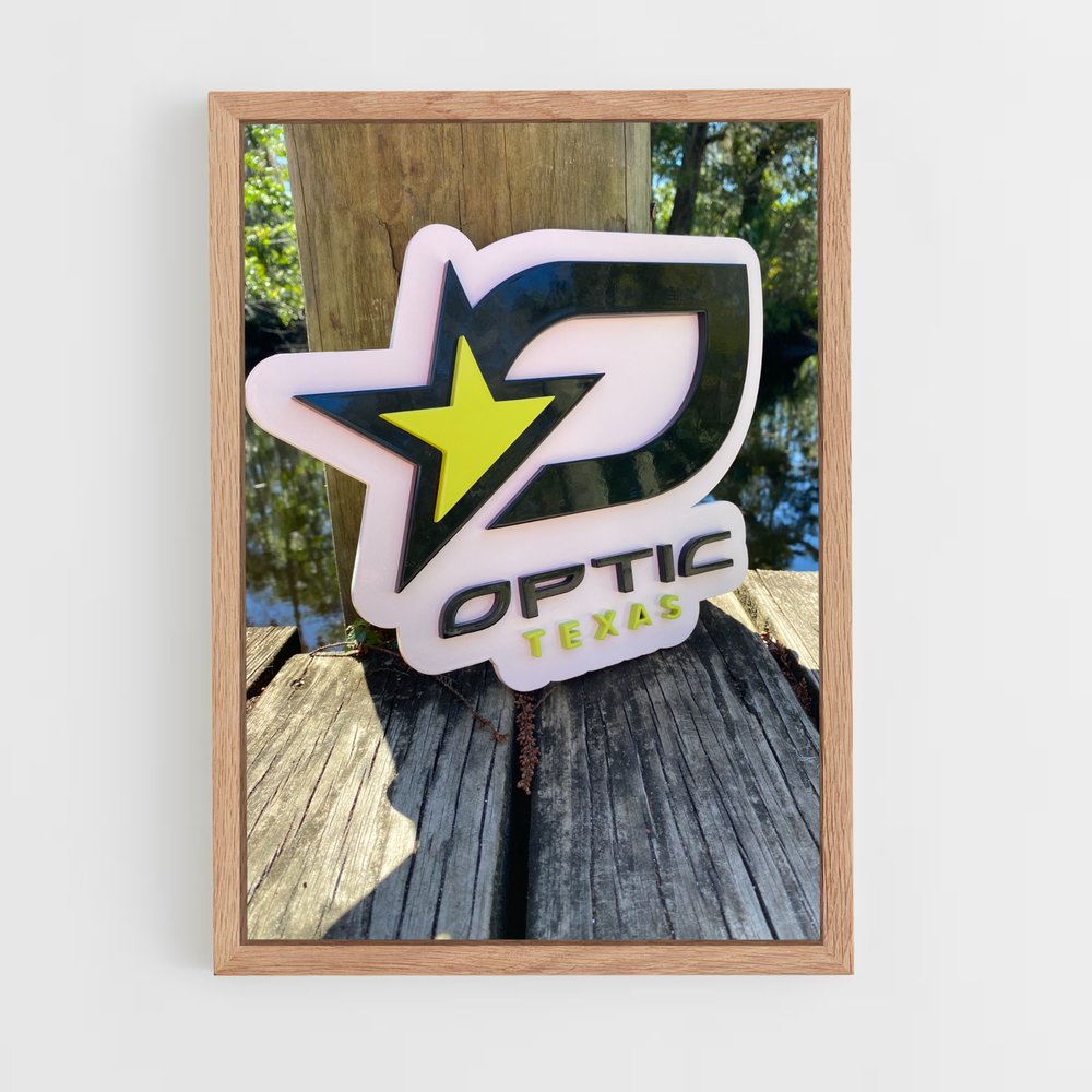 Poster Étoile du Texas – affiche Esports (vue 4)